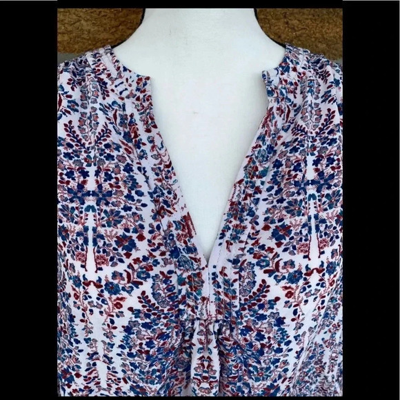 Rebecca Taylor
3/4 Sleeve Split Neck PaisleyBlouse - Picture 7 of 12